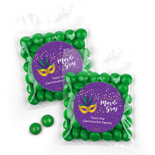 Personalized Mardi Gras Candy Bag with JC Milk Chocolate Minis - Big Easy