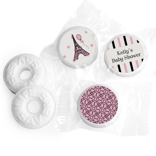 Chic Baby Personalized Baby Shower LIFE SAVERS Mints Assembled