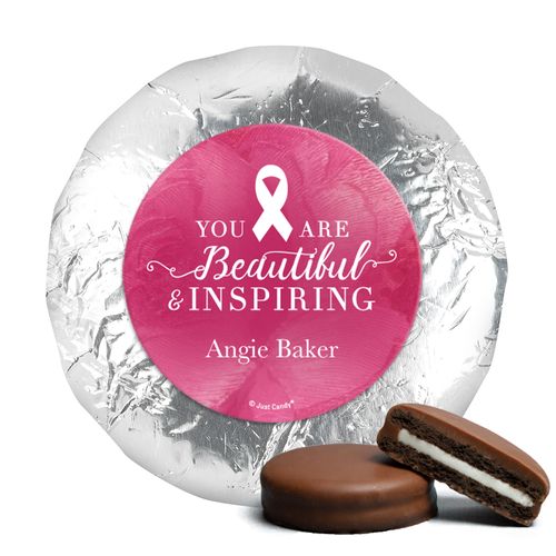 Personalized Chocolate Covered Oreos - Breast Cancer Awareness Pink Inspiration
