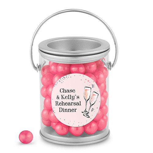 Bonnie Marcus Collection Personalized Paint Can The Bubbly Custom Rehearsal Dinner (25 Pack)