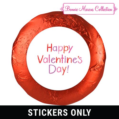 Bonnie Marcus Collection Valentine's Day Message 1.25" Stickers (48 Stickers)