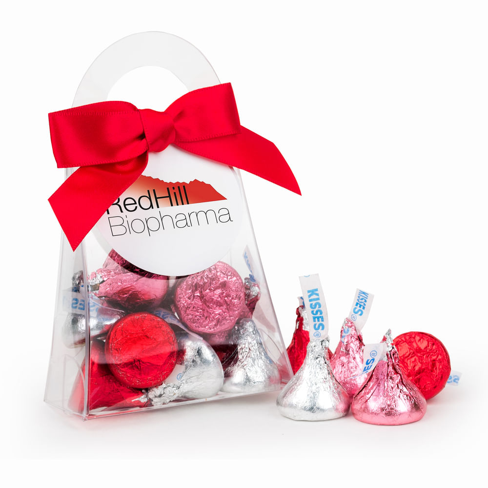 Personalized Valentine's Day Add Your Logo Hershey's Kisses Purse and