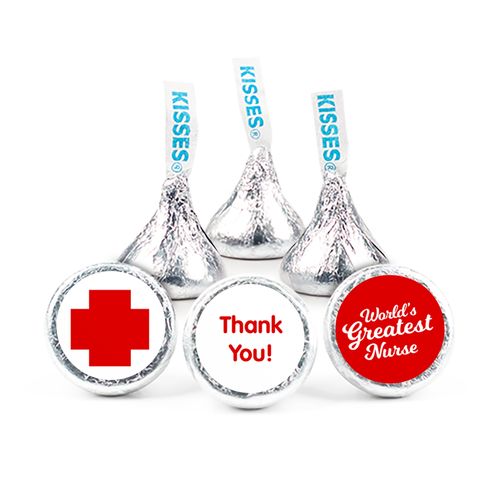 Nurse Appreciation Red Cross 3/4" Stickers (108 Stickers)