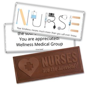 Personalized First Aid Kit Embossed Chocolate Bar