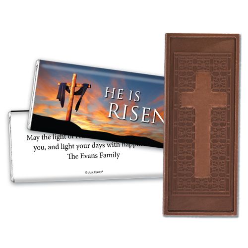 Personalized Easter Sunrise Embossed Chocolate Bar