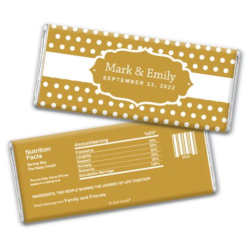 To Have & Hold Personalized Candy Bar - Wrapper Only