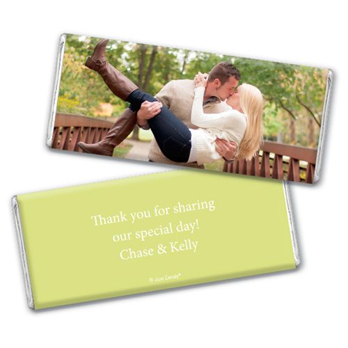 All About Two Engagement Favors Personalized Candy Bar - Wrapper Only