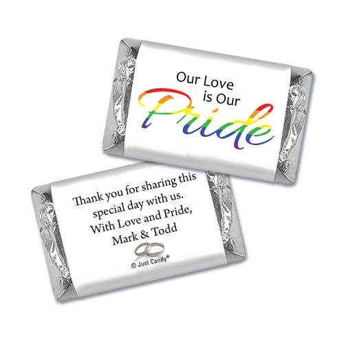 Personalized Mini Wrappers Only - LGBT Wedding Love & Pride