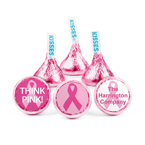 Personalized Breast Cancer Awareness Simply Pink Hershey's Kisses