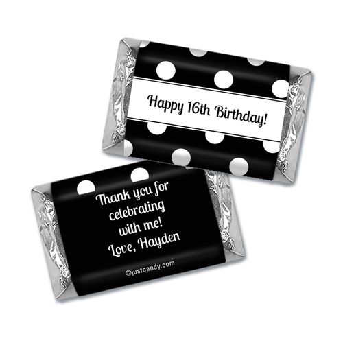 Dot Filled Day Personalized Miniature Wrappers