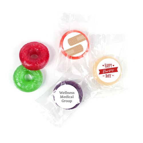 Personalized Nurse Appreciation Happy Nurses Day Life Savers 5 Flavor Hard Candy