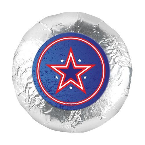 Patriotic Star 1.25" Stickers (48 Stickers)