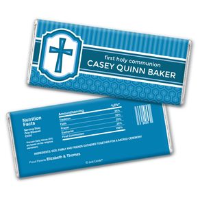 Classic Communion Personalized Candy Bar - Wrapper Only