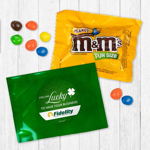 Personalized St. Patricks's Day Feeling Lucky - Peanut M&Ms