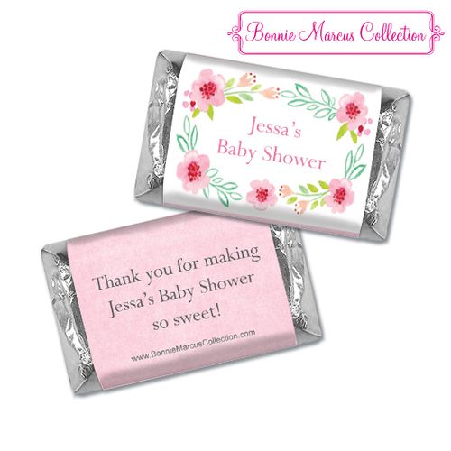Personalized Bonnie Marcus Honey Wreath Shower Hershey's Miniatures