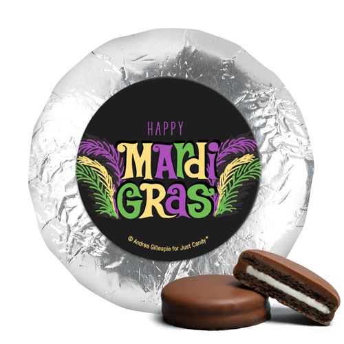 Mardi Gras Party Gras 1.25" Stickers (48 Stickers)