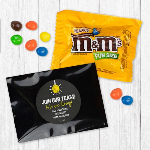 Personalized Promotional We are Hiring - Peanut M&Ms