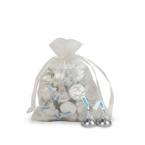 Small White Organza Bag - Pack of 12