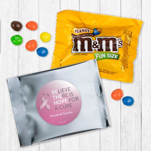 Personalized Breast Cancer Awareness Be the Hope - Peanut M&Ms