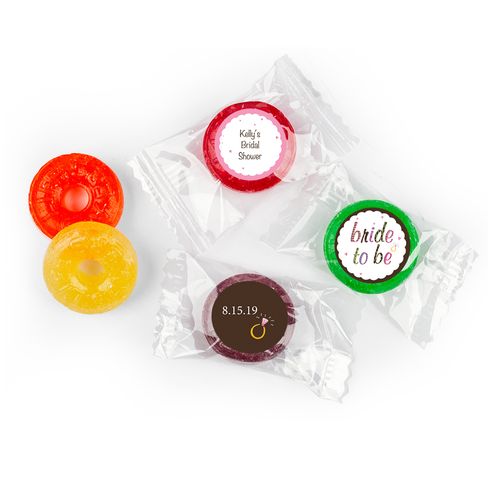 Bride to Be Personalized Bridal Shower LIFE SAVERS 5 Flavor Hard Candy Assembled
