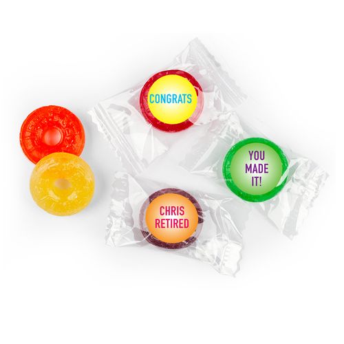 4 U Personalized Retirement LifeSavers 5 Flavor Hard Candy Assembled