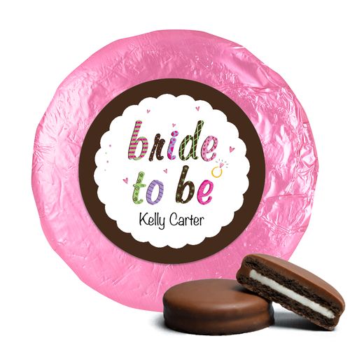 Bride to Be Milk Chocolate Covered Oreo Cookies Assembled