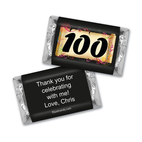 Commemorate 100th Birthday MINIATURES Candy Personalized Assembled