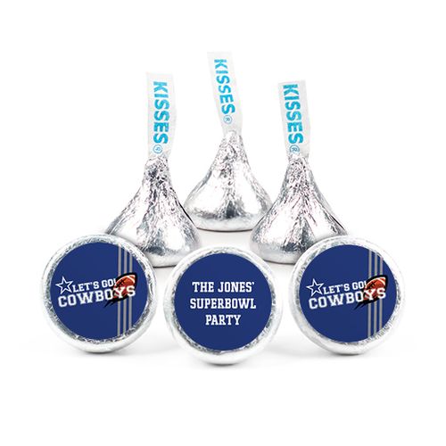 Personalized Cowboys Football Party Hershey's Kisses