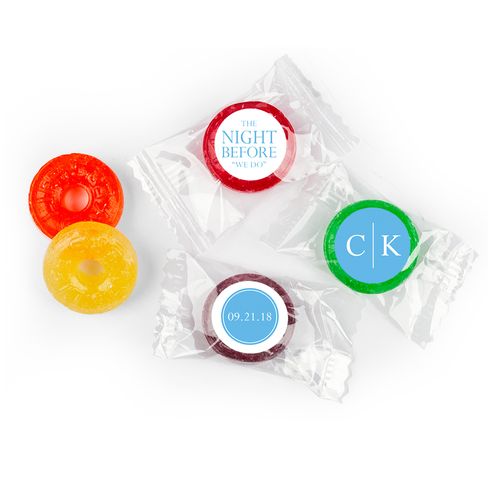 Side by Side Rehearsal Dinner LifeSavers 5 Flavor Hard Candy Assembled