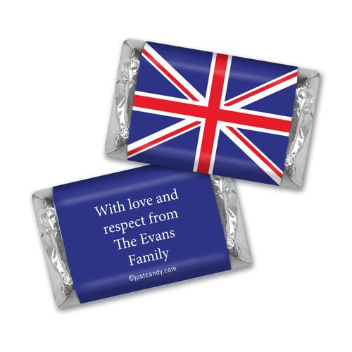 Olympic Party Favor Personalized HERSHEY'S MINIATURES British Flag from England