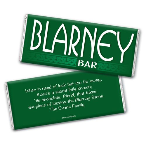 Personalized St. Patrick's Day Blarney Bar Chocolate Bar Wrappers