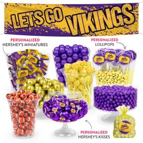 Lets Go Vikings Deluxe Candy Buffet