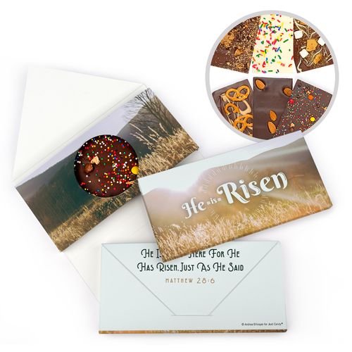 Personalized Easter Divine Scenery Gourmet Infused Belgian Chocolate Bars (3.5oz)