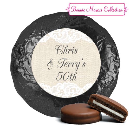 Bonnie Marcus Collection Wedding Anniversary Party Favors Milk Chocolate Covered Oreo Cookies