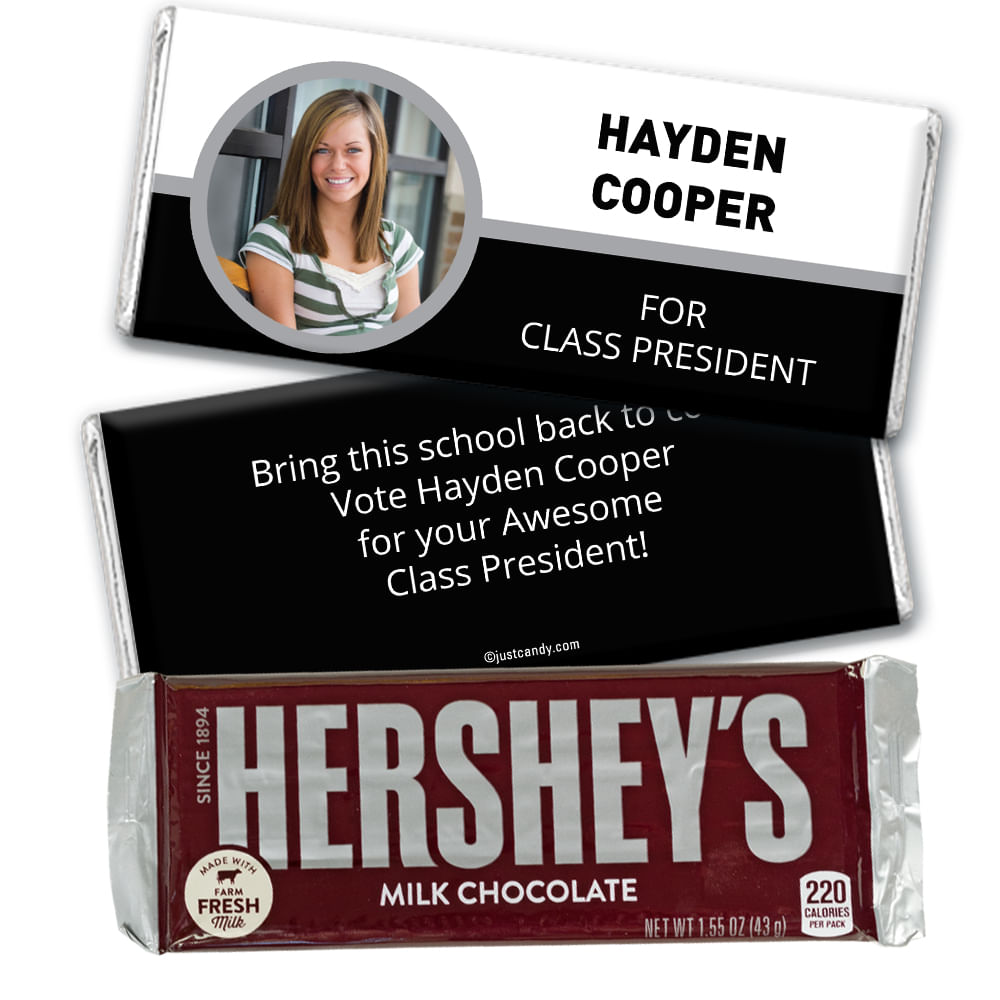 Class Election Ideas Best Choice Personalized Candy Bars Wrapped
