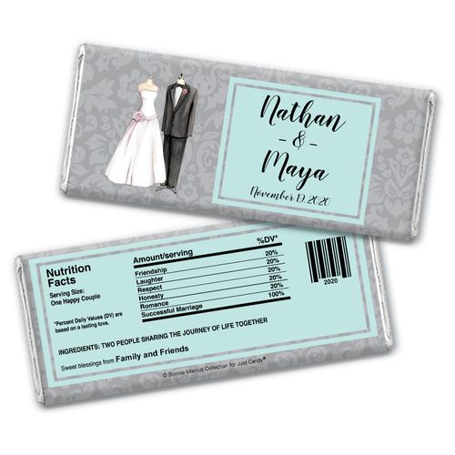 Forever Together Personalized Candy Bar - Wrapper Only
