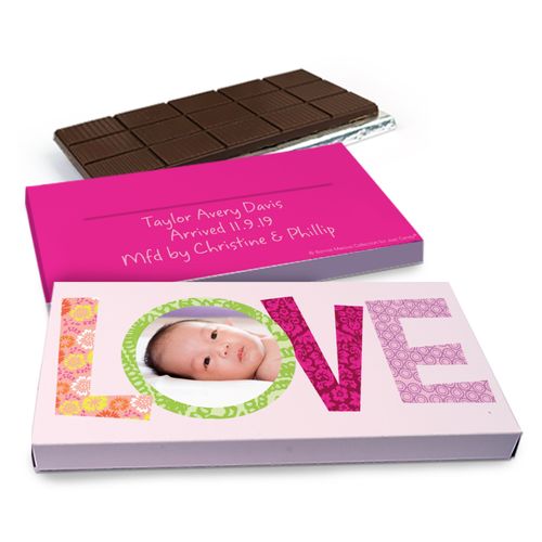 Deluxe Personalized Love Chocolate Bar in Gift Box (3oz Bar)