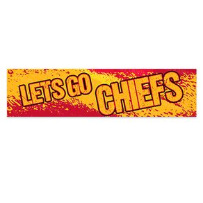 Let's Go Chiefs Football Party 5 Ft. Banner