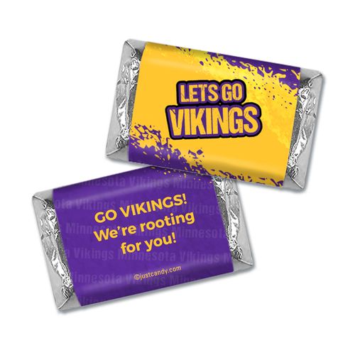Go Vikings! Football Party Hershey's Mini Wrappers Only