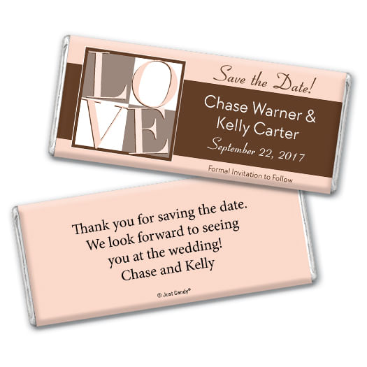 HERSHEY'S Personalized Candy: Love Squared Wedding Party Favors ...