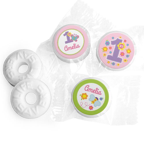 Personalized Birthday Butterfly Life Savers Mints