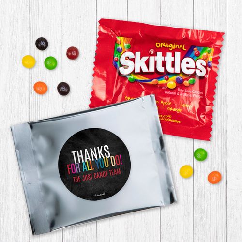 Personalized Business Colorful Thanks - Skittles