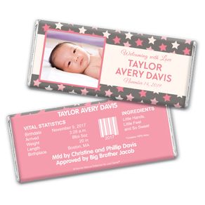 Hershey bar hot sale baby announcements