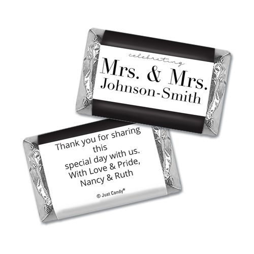 Personalized Mini Wrappers Only - Lesbian Wedding To Become One