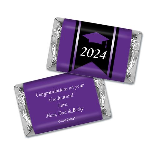 Graduation Personalized HERSHEY'S MINIATURES Cap and Banner