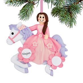 Personalized Princess Riding Her Unicon
