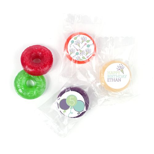 Personalized Party Time Birthday LifeSavers 5 Flavor Hard Candy