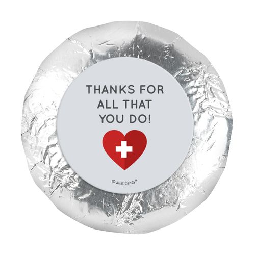 Personalized Nurse Appreciation First Aid Heart 1.25" Sticker (48 Stickers)s