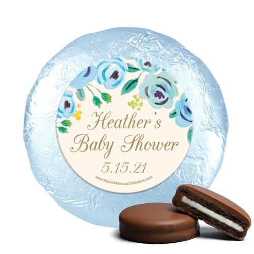 Personalized Bonnie Marcus Blooming Baby Baby Shower Milk Chocolate Covered Oreos