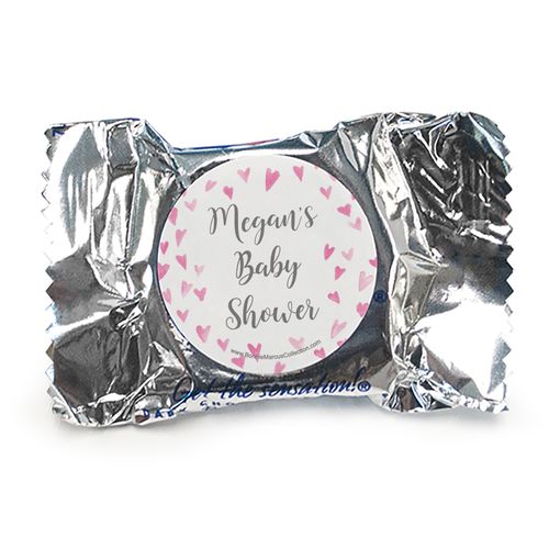 Personalized Bonnie Marcus Heart Shower Baby Shower York Peppermint Patties